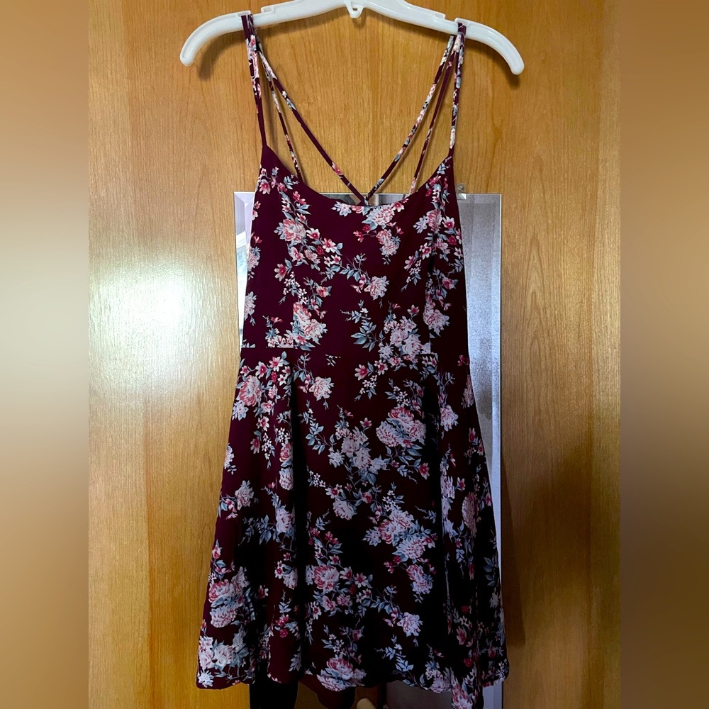 Purple flower dress